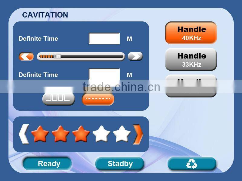 salon/spa use multifunction cavitation rf slimming machine