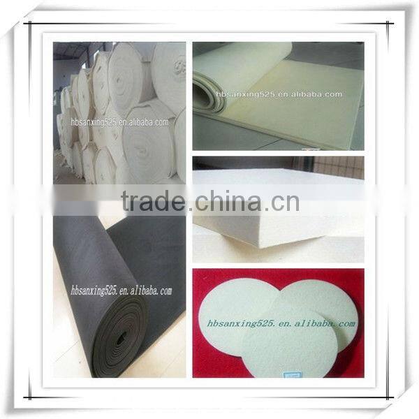 Needle wool felt and Industrial wool felt and Craft wool felt