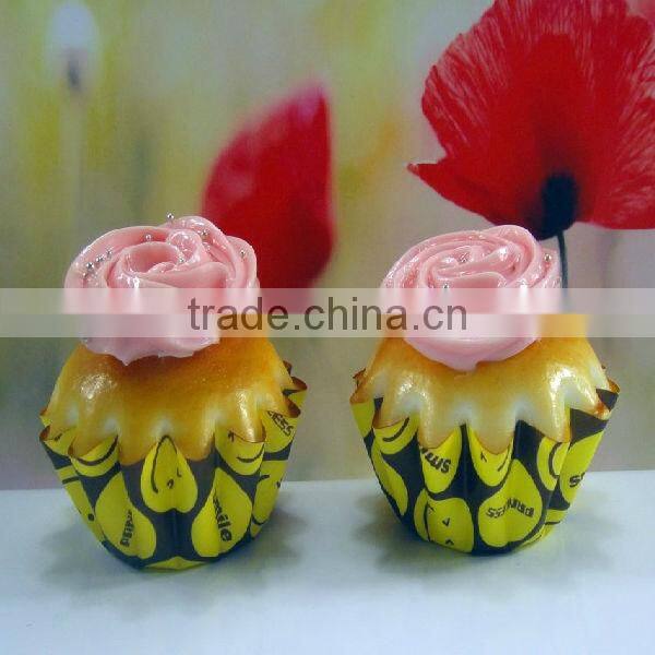 Fake cream cake with fridge magnets/Creative cupcake with fashion design/Cupcake mold for artificial food home house decoration