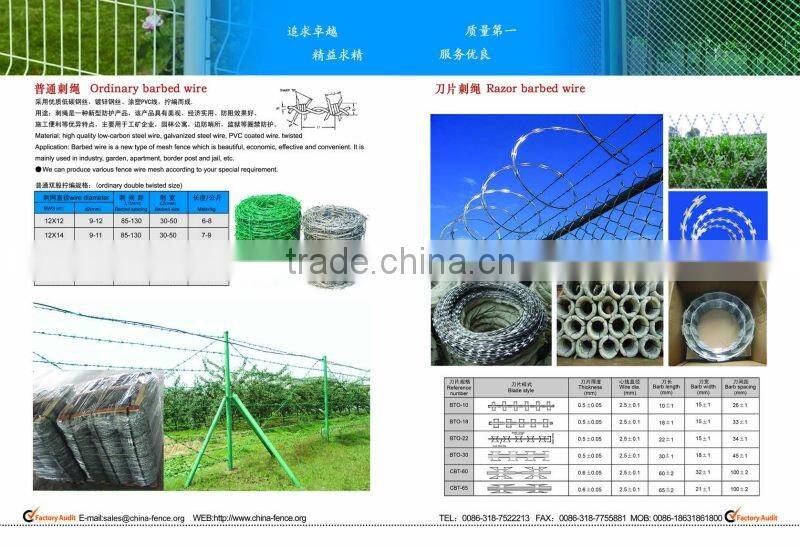 Barbed Wire Different Types