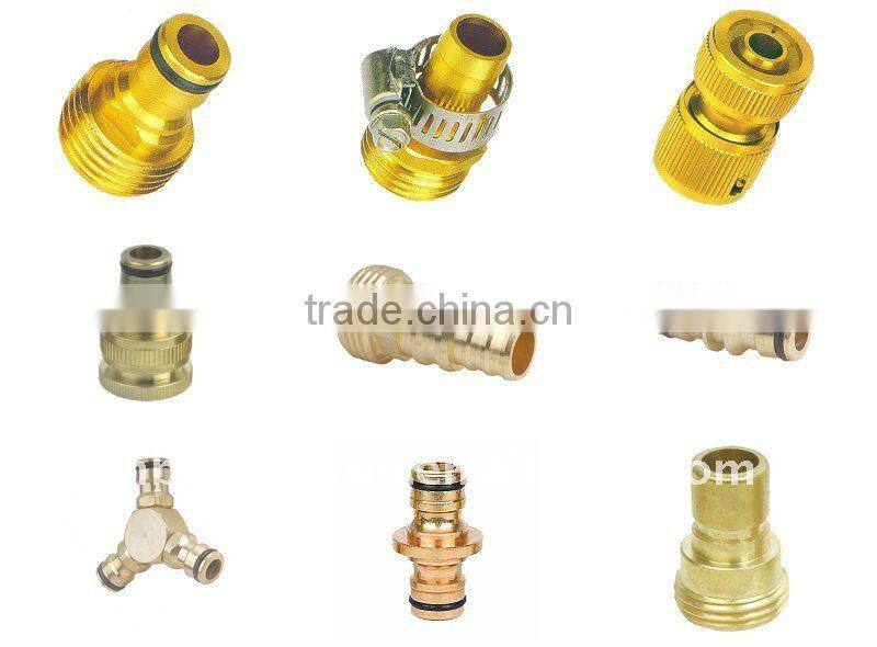 Garden brass hose fittings