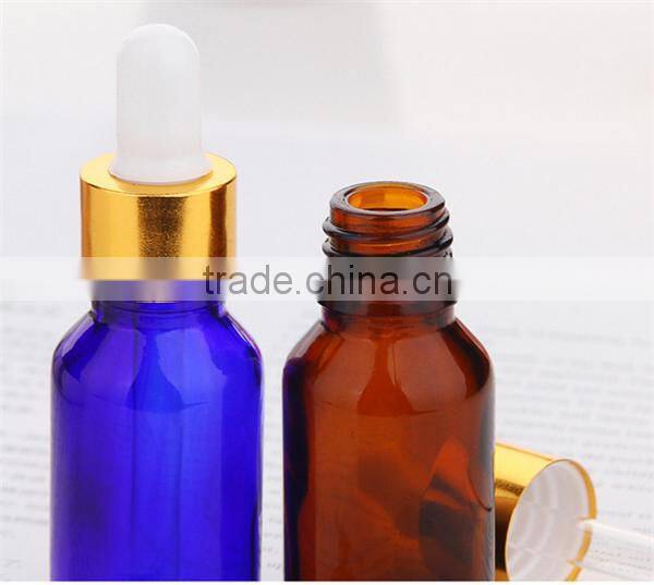 2016 factory price 20ml amber glass bottle, glass dropper bottle, green glass bottle