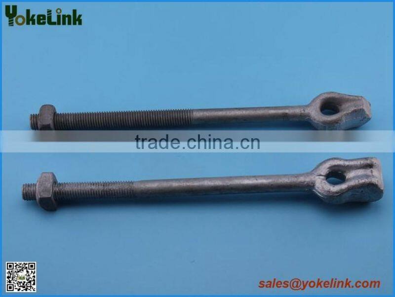 Straight guy bolt anchor forged eye bolt