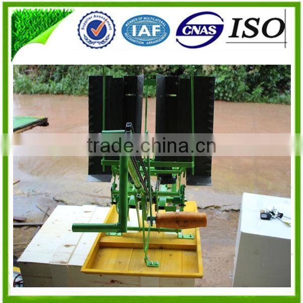 100% Hot Sale Agricultural machinery 2Rows Fast Planting Speed Manual Rice Transplanter from China!!!