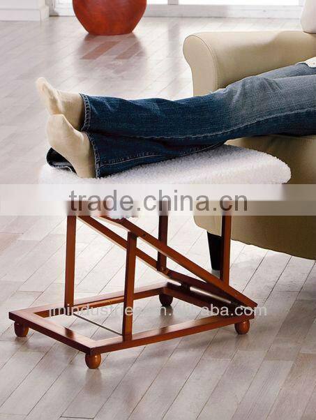 Adjustable Wooden Footstool
