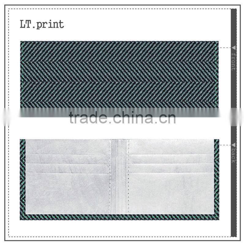 paper pouch Tyvek Wallet Paper Wallet printed wallet billfold sewing wallet