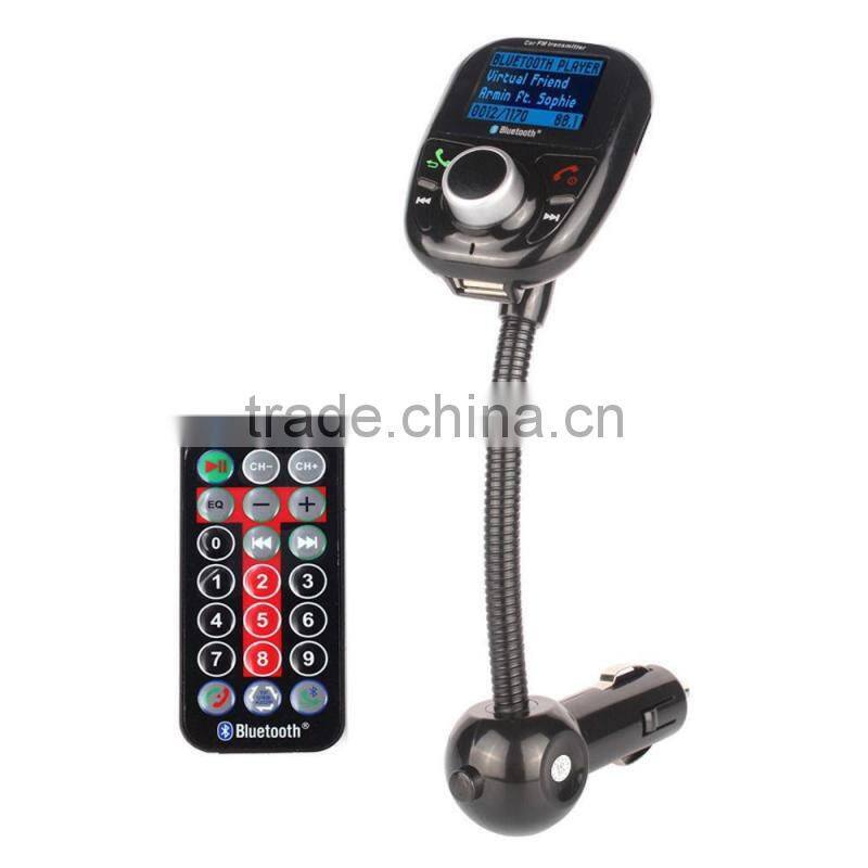 New design dual usb Wireless Bluetooth car FM Transmitter MP3 Player Car Kit Charger for iPhone6 Samsung