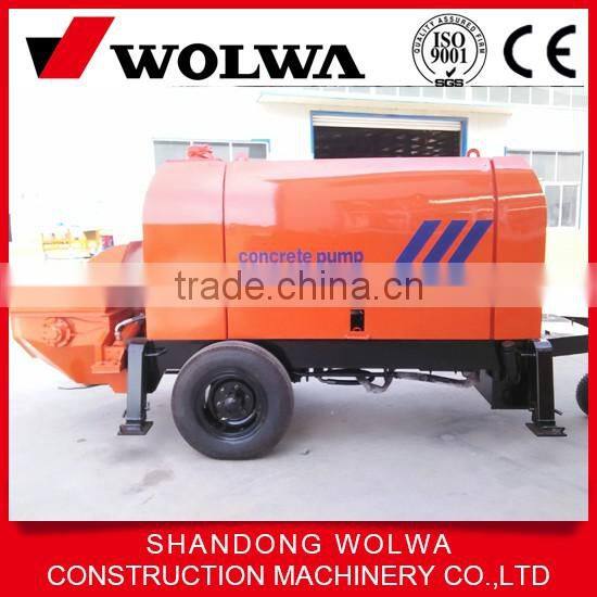 wolwa concrete conveying pump with electric motor