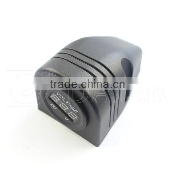 12V Automotive Socket Voltmeter Socket With Bracket 1 Hole And Standard Nut