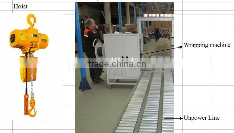 Automatic farm cultivator assembly line