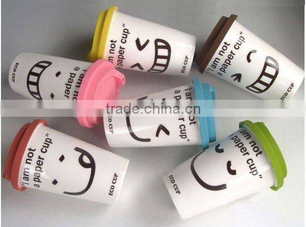 2012 Fashion Ceramic & Silicone Coffee Cups