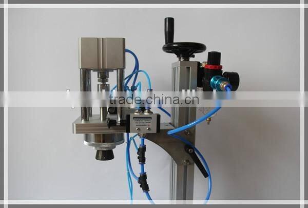 Semi Automatic Perfume Bottle Capping Machine for Various Sizes Spray Cap