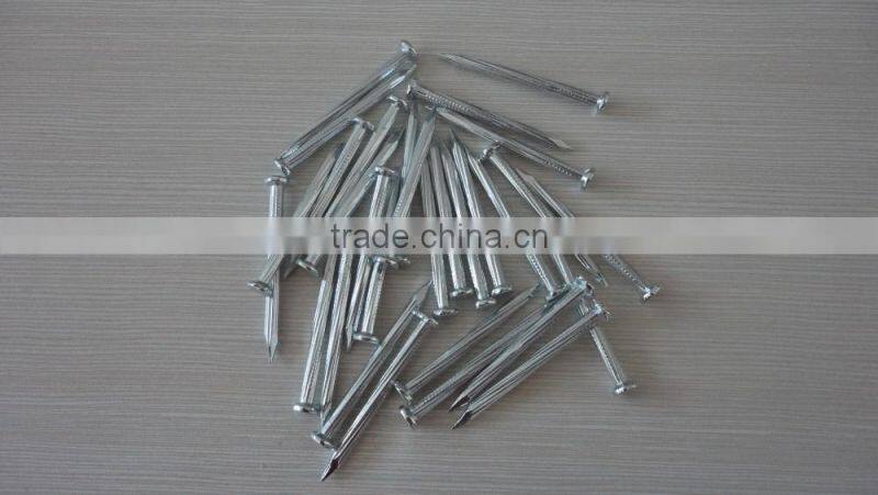 1-4 inch Galvanized concrete steel nail screw shank steel nails from factory