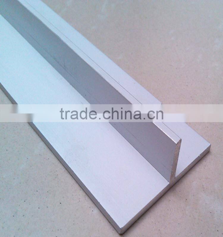 CNC machining l shape aluminum profile