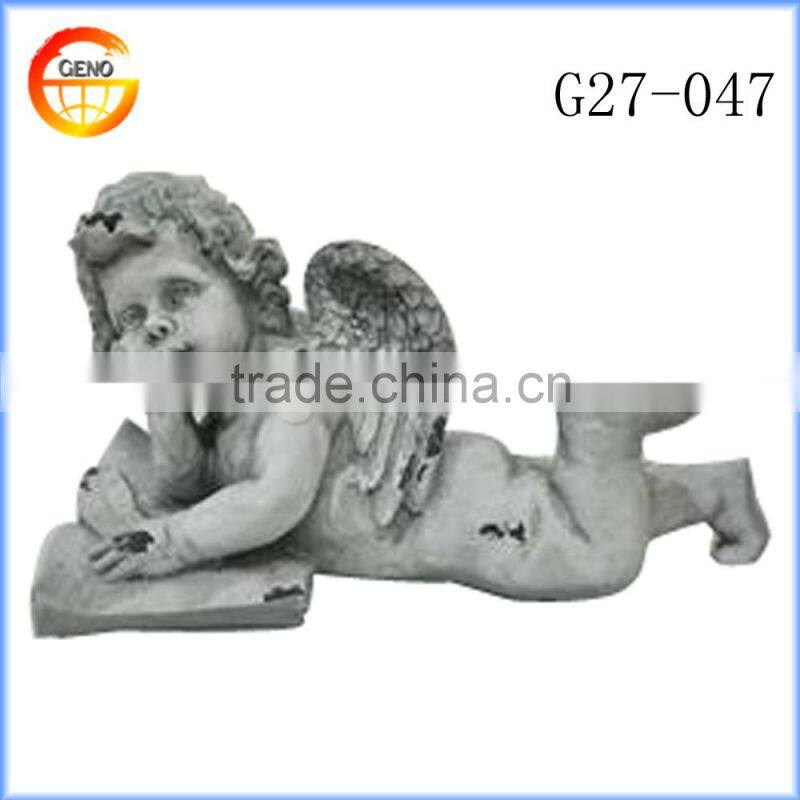 Custom garden decor ceramic figures angels