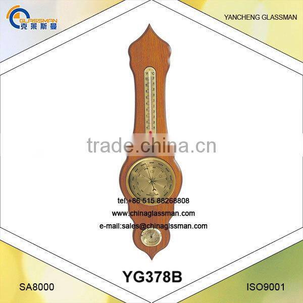Weather Station With Wood Frame Barometer YG633F