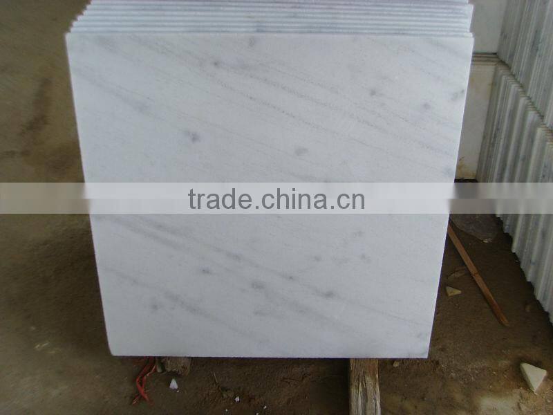 Cheap Guangxi white marble tile on sale