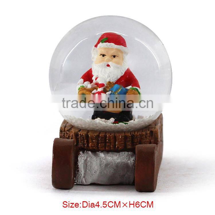 2015 New arrival resin 3d snow globe