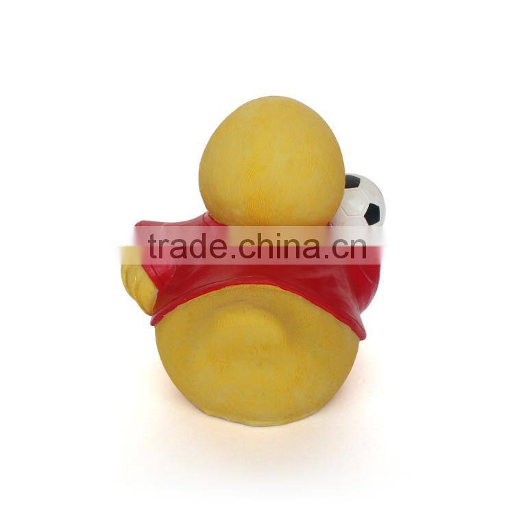 2015 resin yellow duck figurines slippers