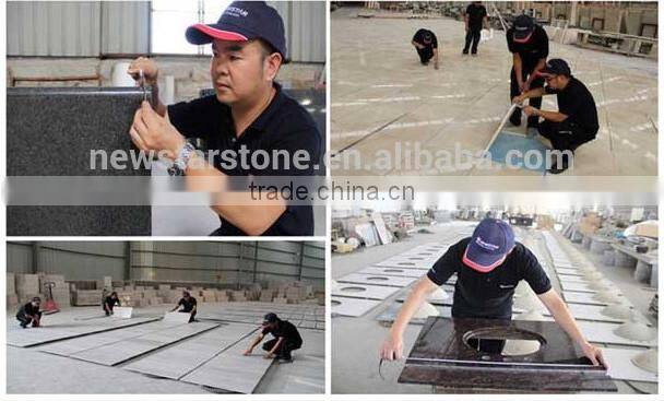 Newstar shanxi black solid color granite countertop