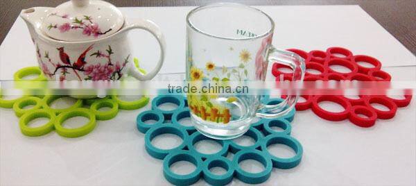 silicone cup pot grill lace mat pads tripod custom design induction cooker suitable