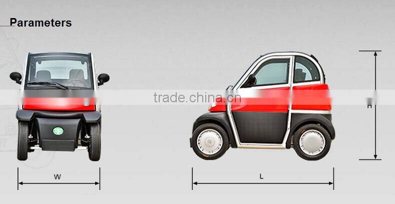 Italy style mini electric car with L6E certification