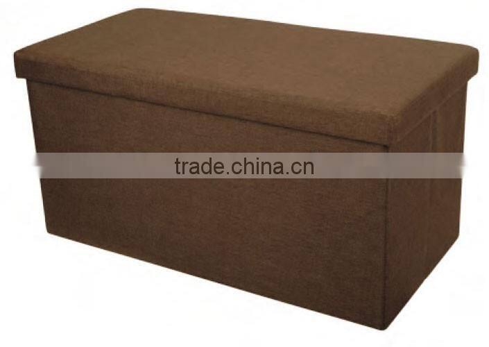 Hot Selling Multifunctional Linen Wholesale Fabric Ottomans