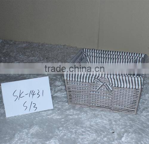 Cheap Factory sale various used bakery wicker storage basket