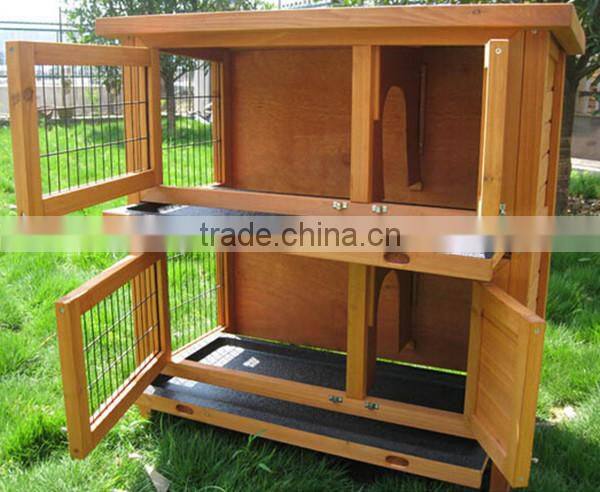 Chinese cedar custom rabbit hutch