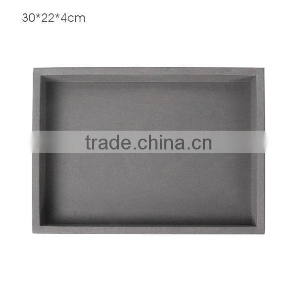 Luxury vintage storage rectangular tray Home and hotel marble tray