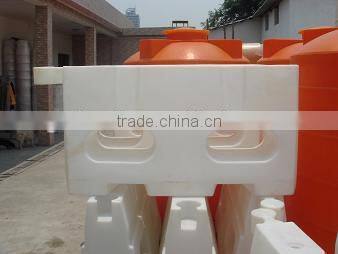 plastic water filled crowd control barrier