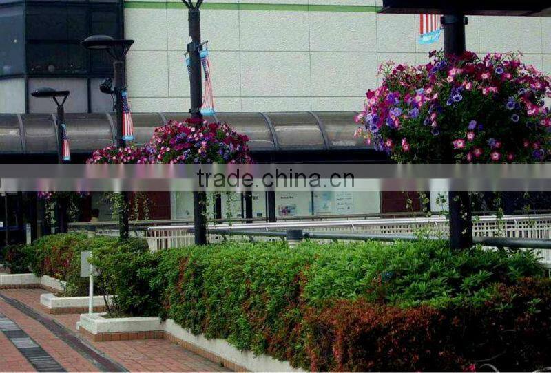 SOL 2015 good design plastic basket hanging ball planter flower ball