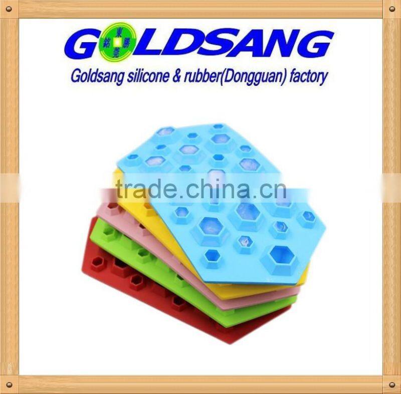 Eco-friendly creative silicone diamond ice cube tray