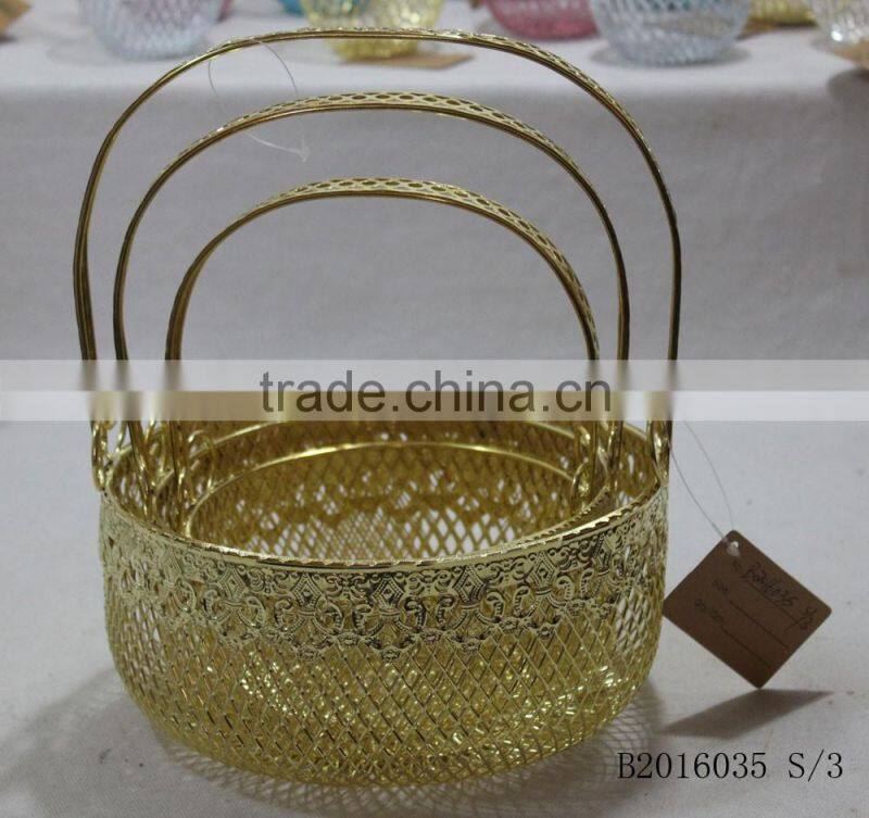 Chrome basket