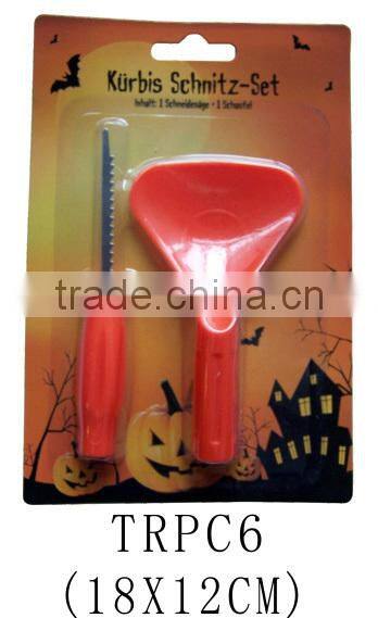 Halloween party decoration gift spoon and saw pumpkin carving kit