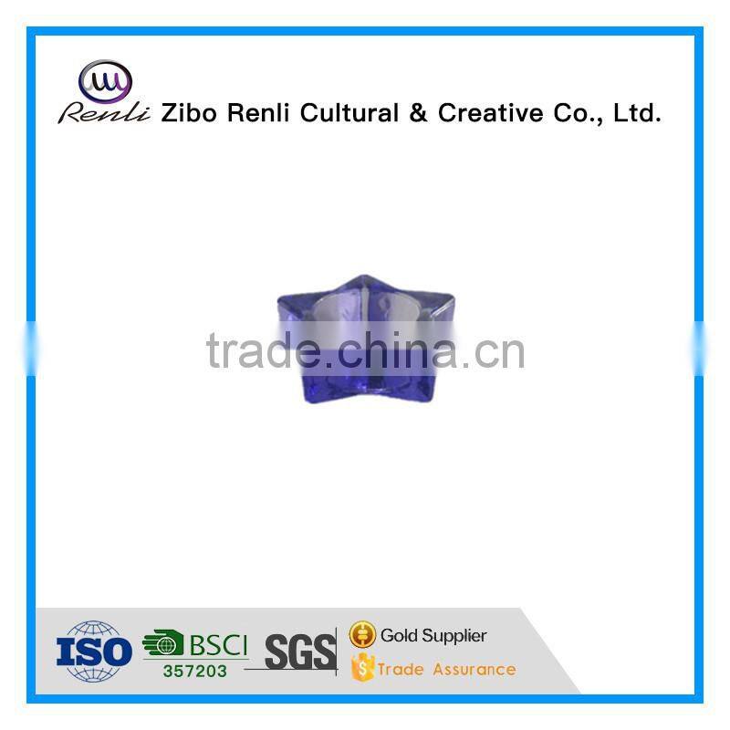 Set Wholesale Small Crystal Tealight Glass Candle Holder for Festival