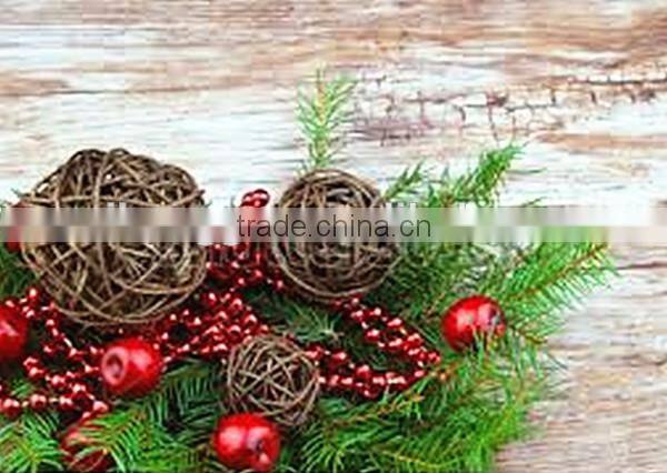 RH-YF25 Christmas home decorative weaving natural Round rattan balls