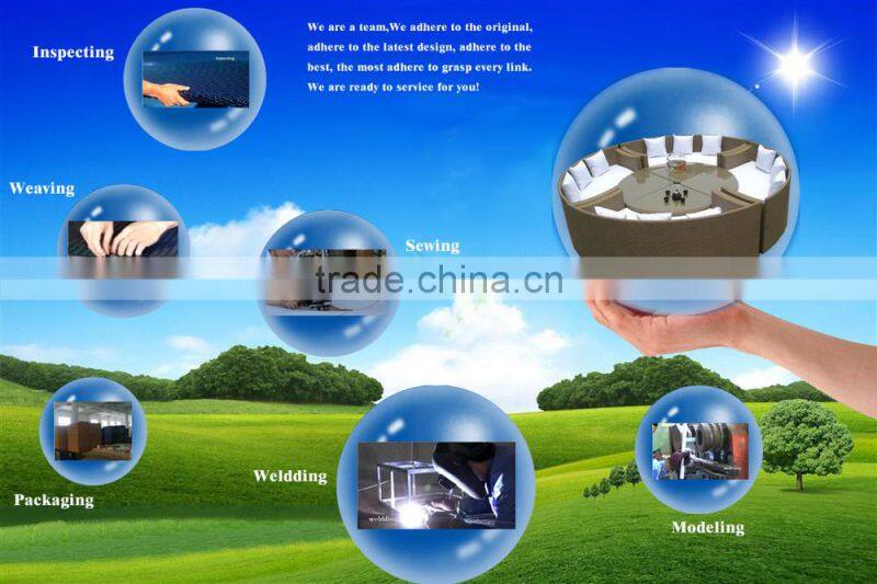 super thick restaurant top quality Rattan Dining Set with fashion style 2012