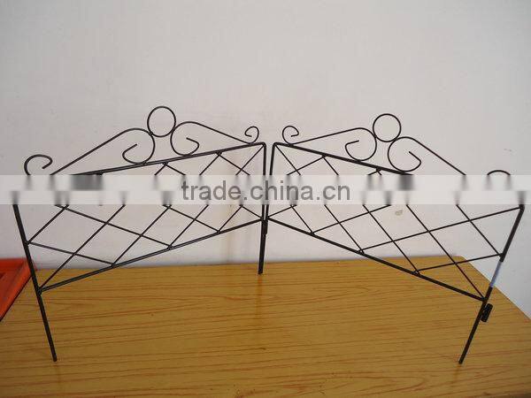 metal garden fence