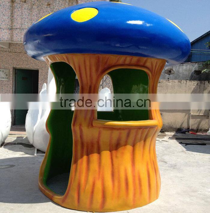 FRP giant mushroom statue sculpture