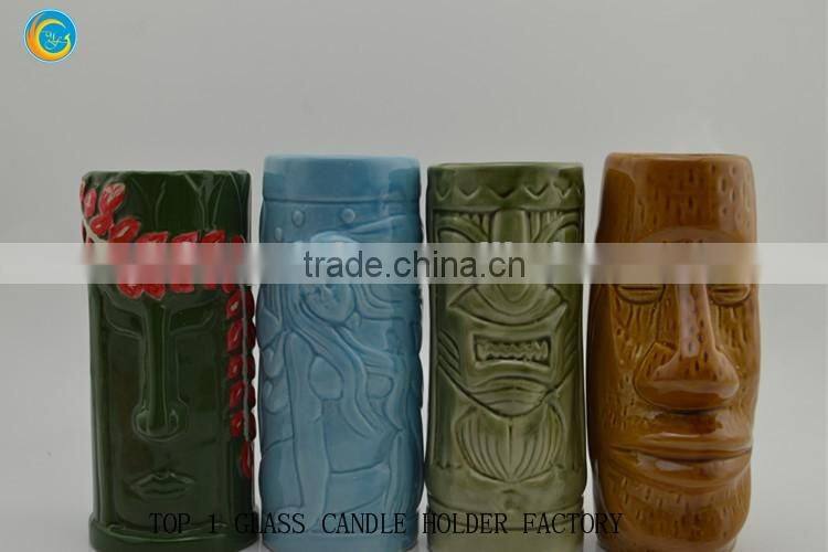 Customized Ceramic Tiki Mugs for sale