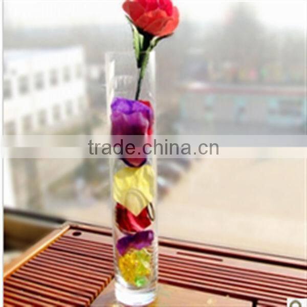 D12cm Cylinder Glass Vase