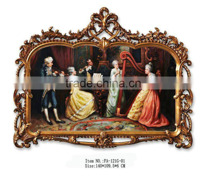 Baroque Decorative wall mirror for hotel / home FA-121P-01