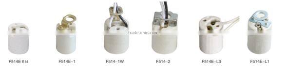 porcelain electric hanging lamp holder socket E14