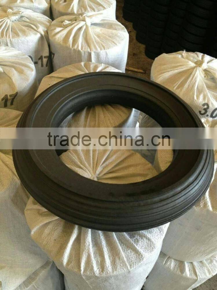 Solid rubber wheel size 15*3 solid wheel