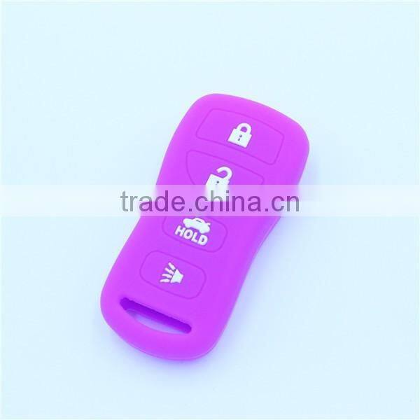 4 buttons silicone car key shell, key jacket for maxima,sentra etc..