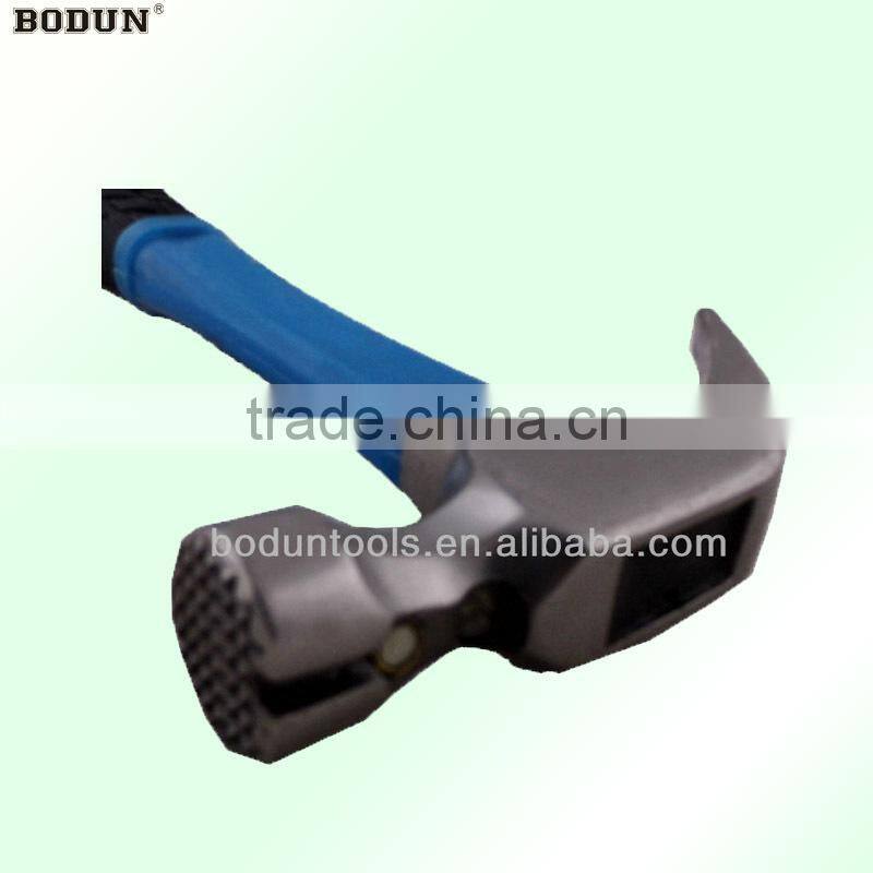 H1029 Polished all steel handle claw hammer