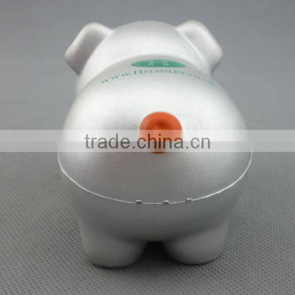 Custom made PU pig anti stress ball