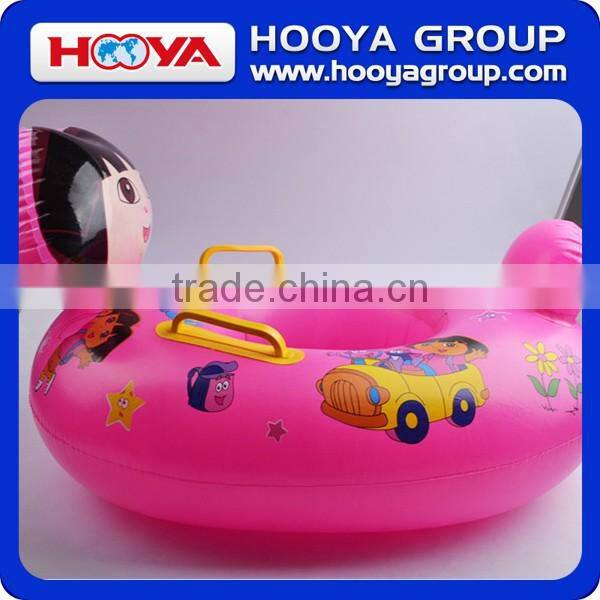 TY86818 Lovely thick popular girl design inflatable boat swimming ring