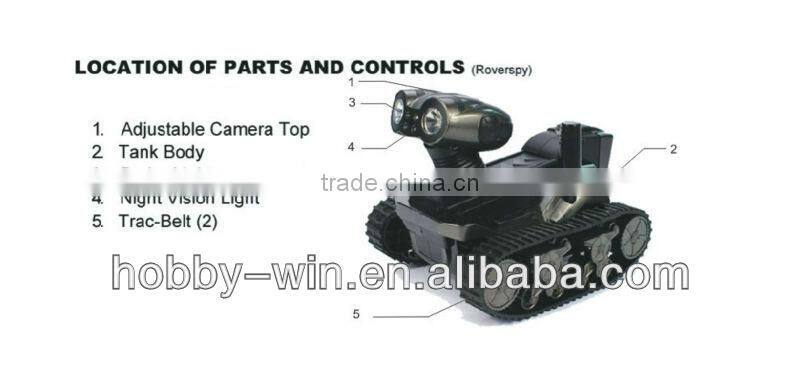 New 4CH Wifi RC Tank With Camera rc car 1:10